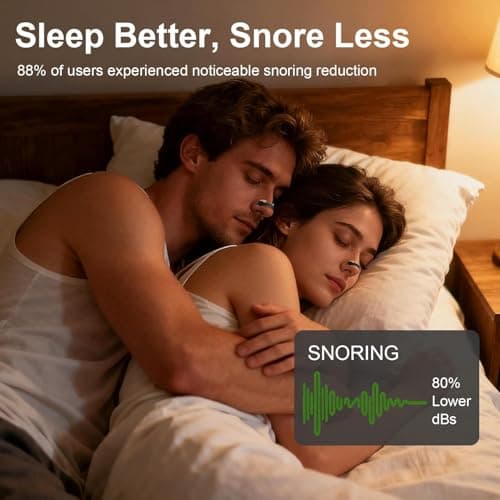 Magnetic Nasal Strips (30 Pairs) - Anti-Snoring Magnetic Nose Strips for Sleeping, Breathable Snore Reducing Aids & Sleep Aid Nasal Magnets Anti Snoring Devices thumbnail 2