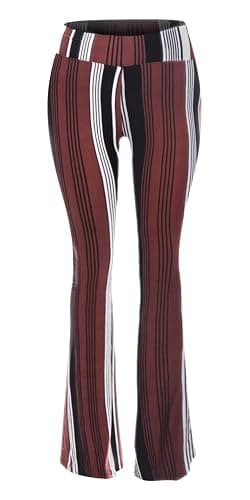 SATINA High Waisted Flare Leggings for Women - Yoga Pants for Women - Buttery Soft Bell Bottom Palazzo - Versatile Sizing thumbnail 4