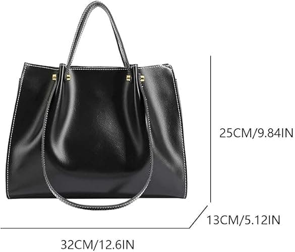 Shoulder Bag for Women with Multi-Pockets Underarm Bag PU Leather Zipper Closure Satchel Bag Solid thumbnail 8