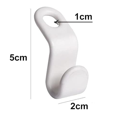 otylzto 50PCS(or100) Hanger Hooks for Plastic Clips Clothes Space Saving Hangers for Clothes Closet Hangers Space Saver thumbnail 2
