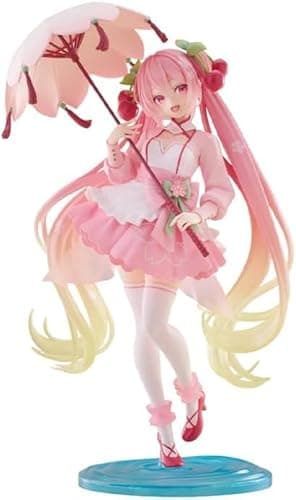 Thunder Tech Sakura Miku AMP＋ Figure ~ Sakura Dress ver. ~ - Image 1