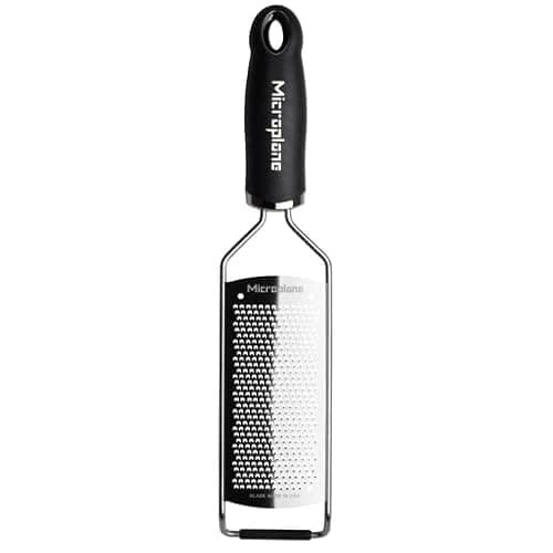 Microplane Gourmet Series Hard Cheese Grater (Fine, Black) thumbnail 3