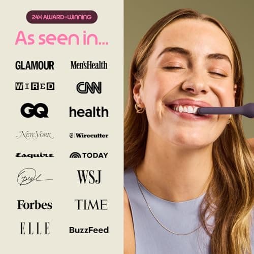 Quip Sonic Electric Toothbrush for Adults with Timer - Includes Travel Case & Replacement Brush Head - 3 Month Battery Life, Plastic Handle - Sage thumbnail 4