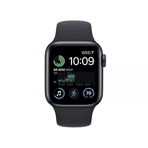 Apple Watch Series 7 (GPS, 45mm) Midnight Aluminum Case with Midnight Sport Band (Renewed) thumbnail 2