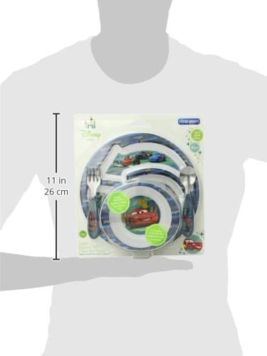 The First Years Disney/Pixar Cars Dinnerware Set - Toddler Plates and Toddler Utensils - 4 Count thumbnail 3