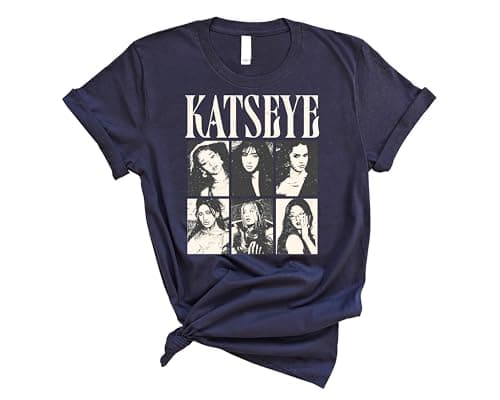 KATSEYE Vintage Style Photo Collage T Shirt Retro Pop Culture Casual Streetwear Tee (Pink, Youth Large) thumbnail 2