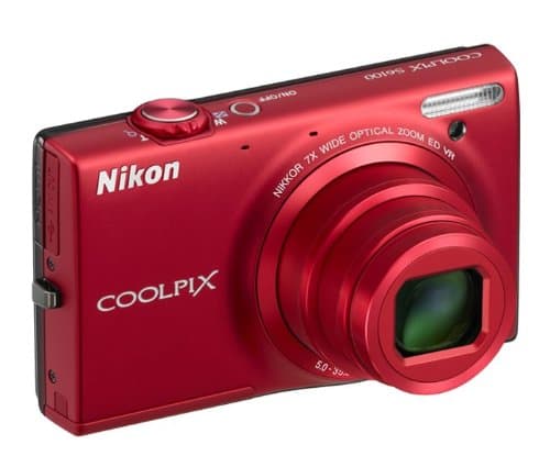 Nikon COOLPIX S6100 16 MP Digital Camera with 7x NIKKOR Wide-Angle Optical Zoom Lens and 3-Inch Touch-Panel LCD (Red) thumbnail 4
