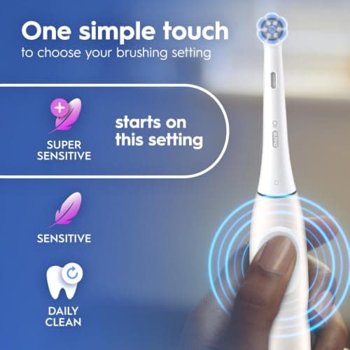 Oral-B iO Series 2 Gentle Clean Electric Toothbrush, Blush Sand thumbnail 4