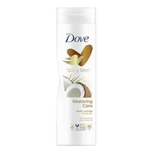 Dove Body Love Soin Rénovateur Soin Corps Peau Sèche à l'Huile de Coco et Lait d'Amande 400 ml - Lot de 2 thumbnail 2