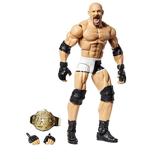 WWE Goldberg Elite Series #74 Deluxe Action Figure with Realistic Facial Detailing, Iconic Ring Gear & Accessories - Image 1