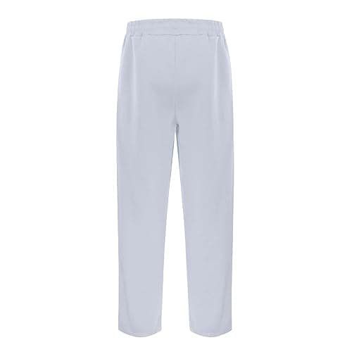 Baggy Sweatpants Men Wide Leg Sweats Pants Loose Cotton Open Bottom Joggers with Pockets Y2k Tall Trousers Streetwear thumbnail 6