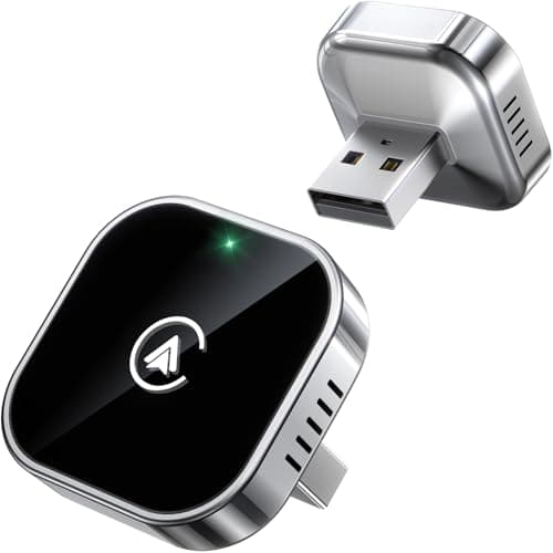 Teeran 2 in 1 Wireless CarPlay and Android Auto Adapter, Easy Setup Plug and Play, Fast Seamless Use, Supports 1000+ Cars with Built-in Wired CarPlay/Android Auto Compact Car Adapter 2026 Upgraded - Image 1