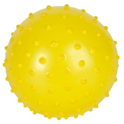 Bedwina Knobby Balls - (Pack of 6) Bulk 7 Inch Sensory and Spiky Massage Stress Balls for Toddlers, with Pump, Fun & Bouncy for Toddler, Kids Party Favors, Stocking Stuffers thumbnail 6