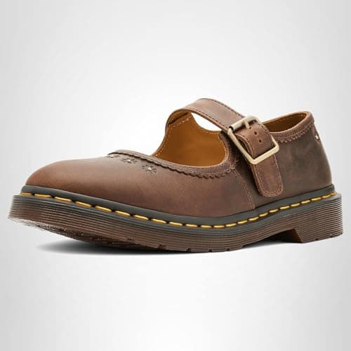 Dr. Martens Womens Mary Jane Flower Dark Brown UK 6 (US Women's 8) M thumbnail 10