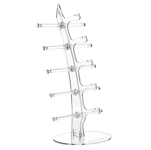 sccsport Eyeglasses Sunglasses Storage Display Stand Holder Organizer Case Show Rack for 5 Glasses thumbnail 2