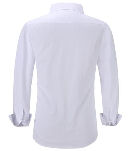 Long Sleeve Dress Shirts for Men - Regular-Fit Casual Button-Down Shirt with Pockets thumbnail 3