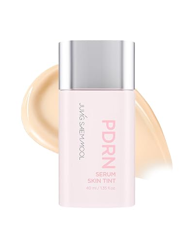 PDRN Serum Skin Tint (10N) | Natural Coverage Tinted Moisturizer, Korean Tinted Skin Serum for Hydrating Dewy Finish, Korean Skincare BB Cream Makeup - Image 1