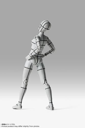 TAMASHII NATIONS - Body-Kun/Body-Chan - Body Chan -Sports- Edition-Wire Frame- (Gray Color ver.), Bandai Spirits S.H.Figuarts Action Figure thumbnail 3