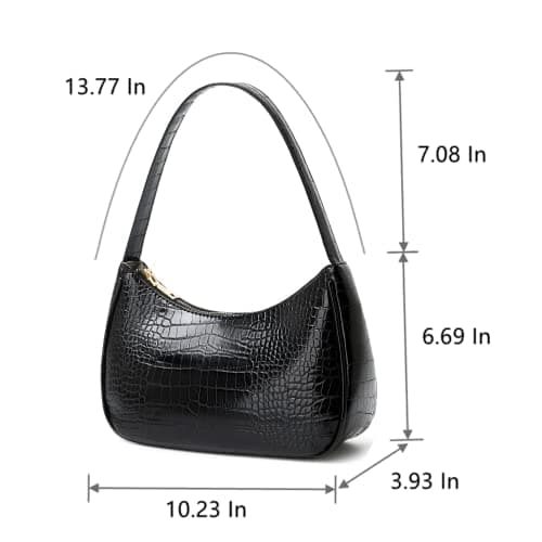 CYHTWSDJ Shoulder Bags for Women, Cute Hobo Tote Handbag Mini Clutch Purse with Zipper Closure thumbnail 2