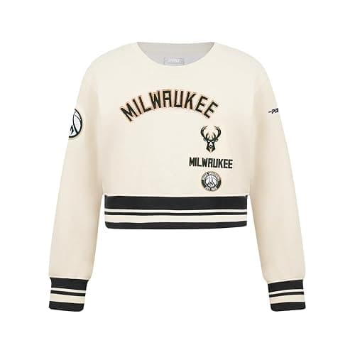 Pro Standard Big Girls NBA Retro Classics Fleece Crewneck Sweatshirt - Image 1