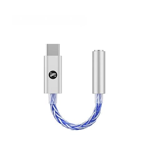 Girftu JCALLY JM6 Pro USB C Type-C to 3,5 mm Dual DAC CX31993 MAX97220 Cuffie audio digitale amplificatore di decodifica portatile HiFi DAC cuffie mobile adattatore (blu) - Image 1