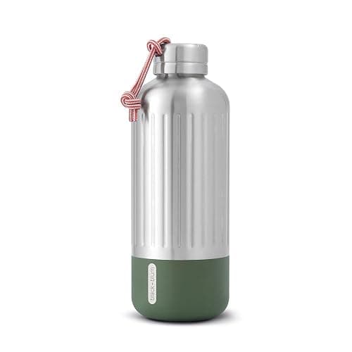 Black+Blum Explorer Insulated Bottle - Stainless Steel Leak Proof Water Bottle with Carry Loop - BPA Free Drinks Bottle for Hot or Cold Drinks, Hiking and Gym - Olive, Large 850ml - Image 1