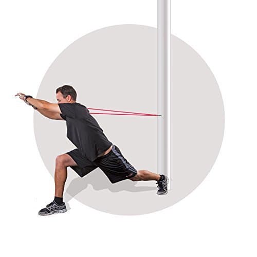 Jaeger J-Bands Resistance Bands for Pitchers. Baseball & Softball Pitching Trainer and Arm Trainer. Pitching Bands for Throwing. Training Equipment with Laminated Instruction Sheet - Regular - (Ages 13 & Above) - Elite - White/Blue thumbnail 2