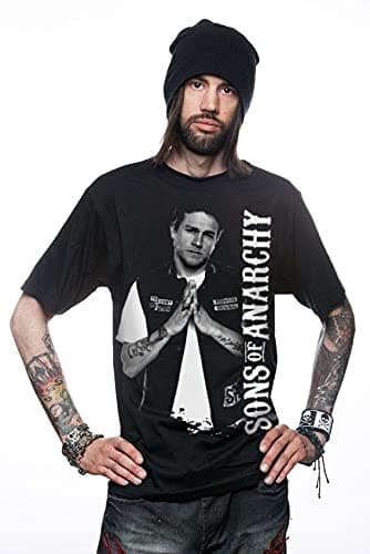 Sons Of Anarchy Mens T Shirt Jax Teller Merchandise Black Cotton Graphic Tee thumbnail 2