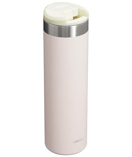 Stanley AeroLight Transit Bottle 20 oz | Locking Drink Through Lid | Leak Resistant Water Bottle or Coffee Travel Mug | Lightweight Insulated Stainless Steel | BPA-Free | Rose Quartz thumbnail 5