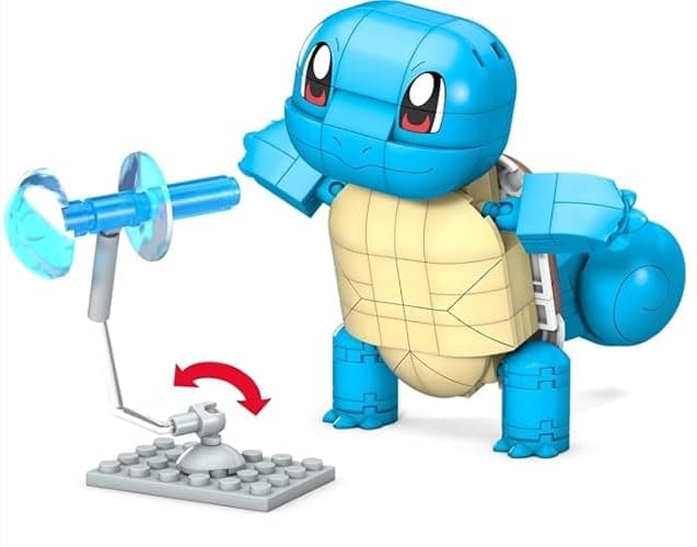 MEGA Pokémon Building Toys Set Build & Show Squirtle with 199 Pieces, Articulated and Poseable, 4 Inches Tall, for Kids thumbnail 4