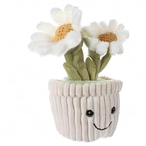 Apricot Lamb Plüschtier Pflanze Daisy Gänseblümchen Plüsch Spielzeug Plüsch Blume Gänseblümchen Puppen Spielzeug für Kinder und Baby weich & waschbar thumbnail 8
