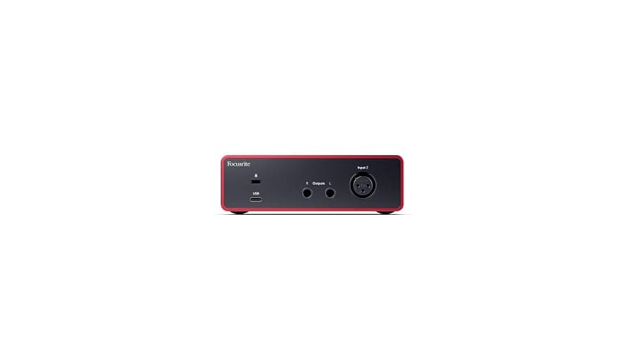 Focusrite Scarlett Solo 4th Gen Interfaccia audio USB-C | 1 preamp microfonico XLR, 1 Inst in Hi-Z, 24 bit/192 kHz, intervallo dinamico di 120 dB, Air, compatibilità PC/Mac/iPad thumbnail 3