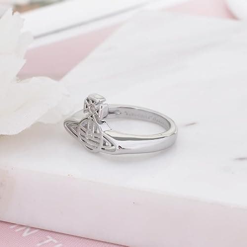 ZHAOZHAO Hollow Line Ring of Saturn for Women - Colorful Hollow Line Saturn Rings thumbnail 3