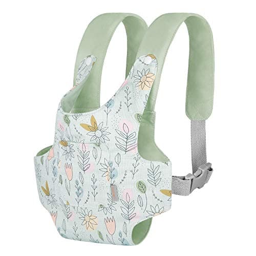 GAGAKU Baby Doll Carrier for Little Girls & Toddlers - Reborn Baby Doll Accessories - Green (Sunflower) - Image 1
