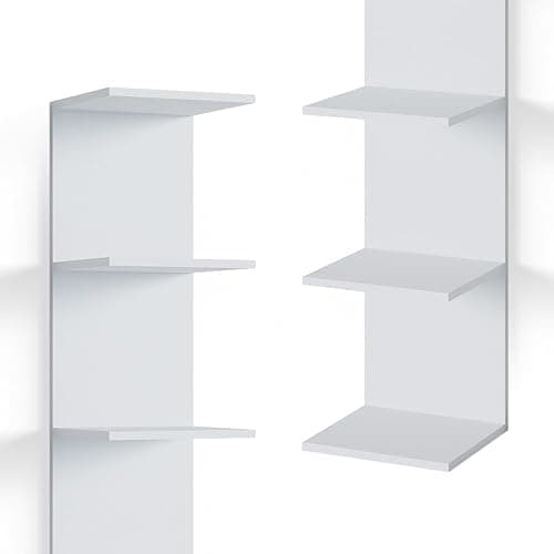 Vicco Wandregal Paolo, hängendes Regal, Weiß, 30 x 190 cm thumbnail 6