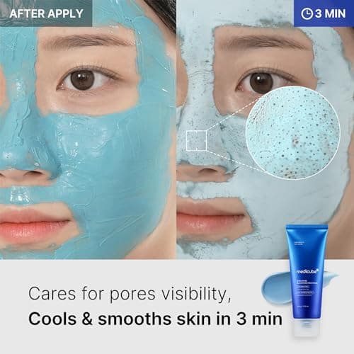medicube Zero Pore Blackhead Mud Mask with Jelly Brush | Deep Pore Care, Smooth & Clear Skin | Korean Skincare, Skincare Set thumbnail 4