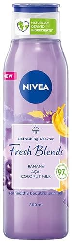 NIVEA Fresh Blends - Gel doccia rinfrescante Banana e Acai, 300 ml - Image 1
