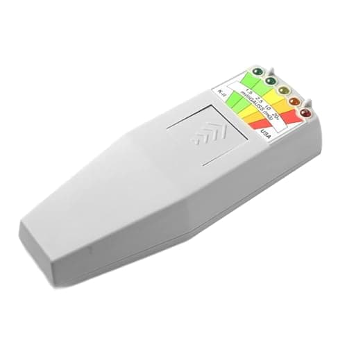 5 LED EMF Meter Field Detector Hunting Paranormal Equipment Tester Counter Without Battery White thumbnail 6