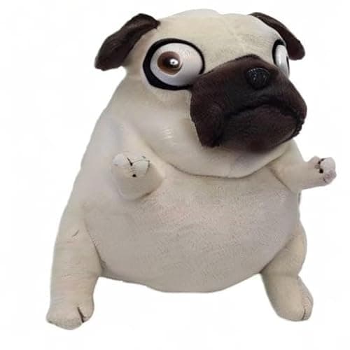 CWZY Hilarious Pug Stuffed Animal - 6" Funny Ugly Cute Pug Dog Plush Toy, Weirdo Stuffed Animal Pug Plushies for Kids Boys Adults Valentines Birthdays Gift… thumbnail 7