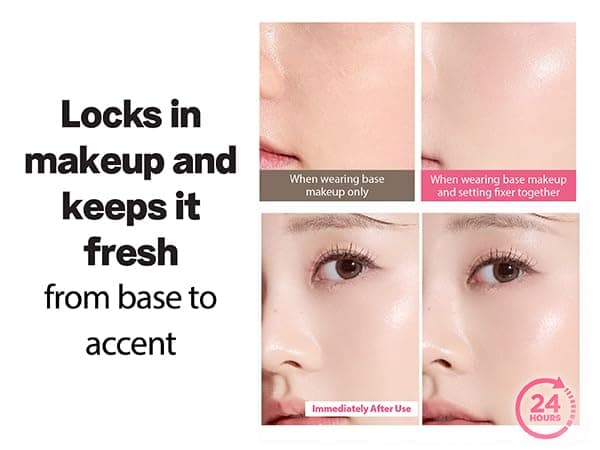 SONATURAL All Day Tight Make Up Setting Fixer – Award-Winning Makeup Setting Spray, Ultra-Fine Mist for Long-Lasting Wear – With Centella, Tea Tree & Lemon Extracts – Korean Skincare, 2.53 fl oz thumbnail 7