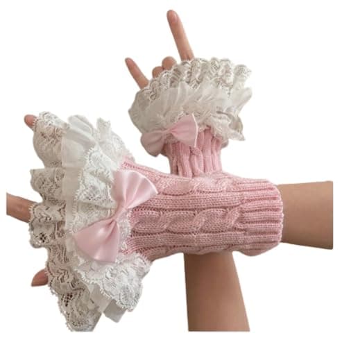 OCUH Y2K Accessories Cutecore Grunge Gloves for women Goth Fingerless Ripped Long Sleeve Cosplay Lolita Cute Arm Warmers - Image 1
