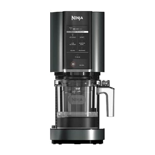 Ninja CREAMi Ice Cream, Sorbet, Milkshake Maker + 3 CREAMi Pints, Black thumbnail 7