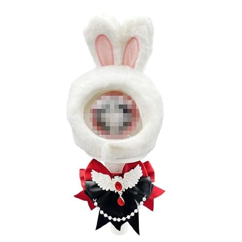 Lightstick Decoration Set Including A Cute Fluffy Cartoon Light Stcik Covers, A K-pop Ribbon Bow Tie Intended for Concert Accessories Merchandise thumbnail 7