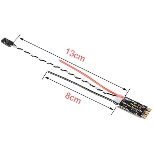 20A 30A Electronic Speed Controller Favorite BLHeli-S Brushless ESC DShot Speed Controller Motor 2~6S Lipo Compatible for FPV Multicopter Quadcopter Aircraft & Drone (Single 30 A) thumbnail 2
