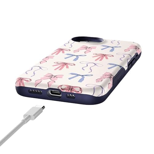 Casely iPhone 17e Case | Coquette Girlie | Pastel Bows | Bold Protective Design | Compatible with MagSafe thumbnail 8