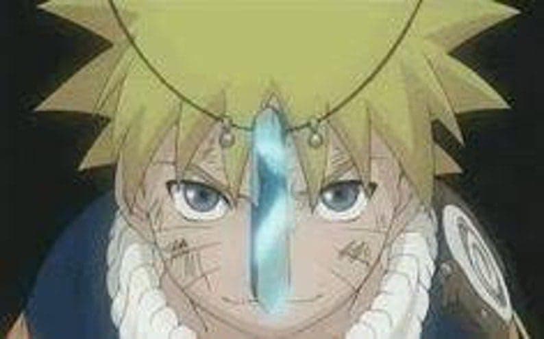 AllKindGifts Anime Crystal Pendant Necklace, Teal Blue Stone with Black Cord, Unisex Gift for Anime Lovers thumbnail 4