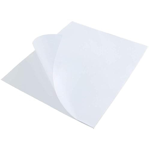 L LIKED 30 Printable White Sticker Paper Full Sheet Label, Matte, 8.5" x 11" for Laser & Inkjet Printing (30 Sheets) thumbnail 6