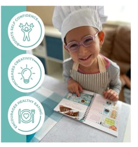 Tovla Jr. Kids Real Cooking Set | Cooking Tools for Kids Ages 5–12 | Montessori-Inspired Beginner Kitchen Kit with Visual Recipe Cookbook & Storage Case | Christmas & Birthday Gift for Boys & Girls thumbnail 5
