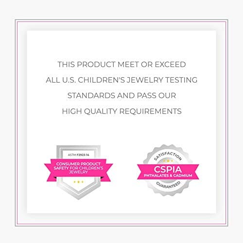 In Season Jewelry Cubic Zirconia Horseshoe Stud Kids Earrings - 925 Sterling Silver Hypoallergenic Earrings for Girls with Secure Screw Backs - Safe & Comfortable for Kids & Little Girls thumbnail 7