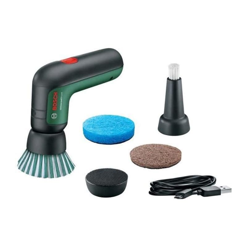 Bosch Home & Garden 3.6V Cordless Electric Power Cleaning Brush with 4 Cleaning Attachments & Micro USB Cable (UniversalBrush). Made in Europe thumbnail 4